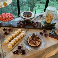 デザートビュッフェは好評でした