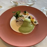 お魚料理。とてもおいしかった。