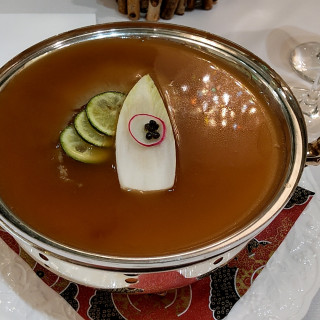 試食料理
中華からふかひれスープ