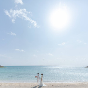 ビーチフォト|609928さんのシー シェル ブルー／サザンビーチホテル＆リゾート●小さな結婚式の写真(1395844)