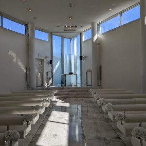 教会式や人前式を行うチャペルです。|609949さんのホテルグランヴィア広島の写真(1396005)