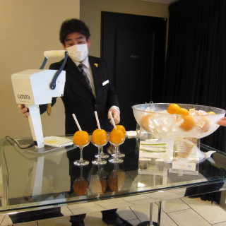 生絞りオレンジジュース美味しかった！子供も喜びそう