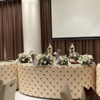 1つ目の会場の高砂席