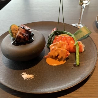 魚料理と肉料理