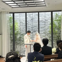 指輪交換の写真
