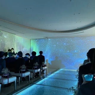新郎入場前