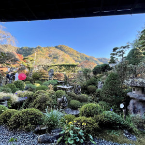 会食会場のお庭にて|610418さんの日光東照宮(世界文化遺産)の写真(1399673)