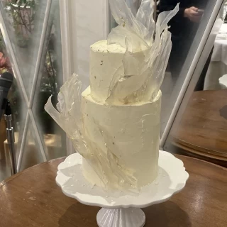 パティシエさんがとっても素敵に仕上げてくださったケーキ！