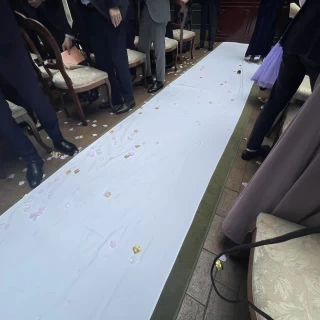 フラワーシャワーの後