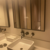 トイレに大きな鏡があるの嬉しいです！