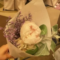 お花を持ち帰らせてもりいました