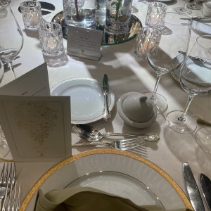 テーブルも豪華で素敵|611017さんの東京會舘の写真(2537392)