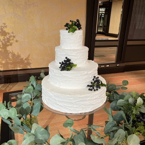 ウエディングケーキのコーディネート。|611045さんのコートヤード・マリオット銀座東武ホテルの写真(1409100)