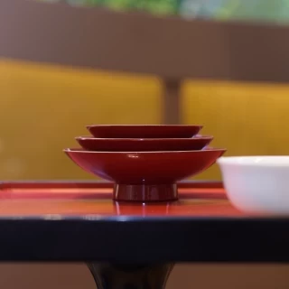 三々九度の杯です。最後にプレゼントしてくださいます。