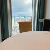 披露宴会場から見た外の景色