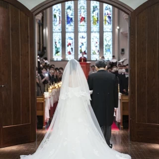 新婦入場のシーン