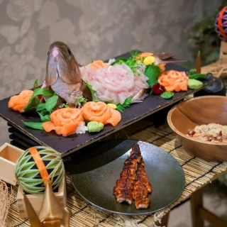 珍しいお茶漬けビュッフェができます
