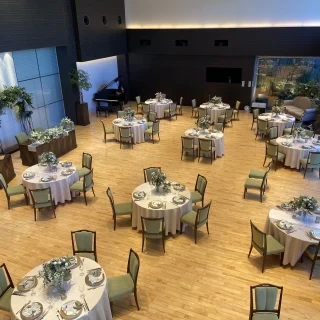 披露宴会場上から撮りました