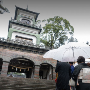 花嫁行列です|611426さんの尾山神社結婚式場 金渓閣（営業終了）の写真(1407737)