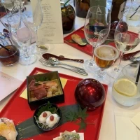 前菜の盛り合わせが華やかだった
日本を感じる一品