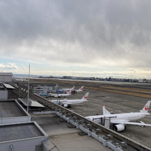 デッキからの景色|611635さんのスカイウエディング羽田（羽田空港ウェディング）の写真(1409962)