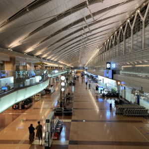 世界一キレイな空港です|611635さんのスカイウエディング羽田（羽田空港ウェディング）の写真(1409973)