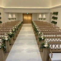 上段から撮った写真。位置が高く後ろのゲストからも見やすい。