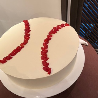 オリジナルケーキ野球ボール