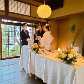 新郎新婦席