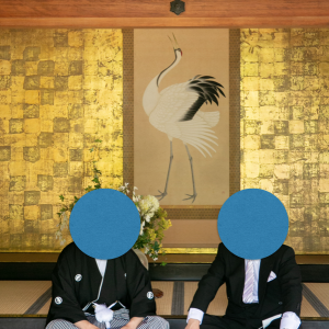 式を挙げる人しか入れないようです。新郎側親族の部屋。|611975さんの平安神宮の写真(1412264)
