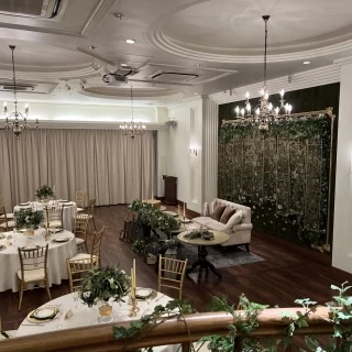 披露宴会場！