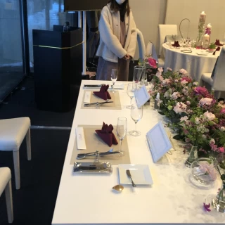 新郎新婦席