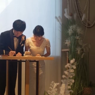 結婚証明書記入