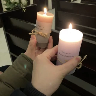 チャペルのろうそくの演出がとても綺麗でした。