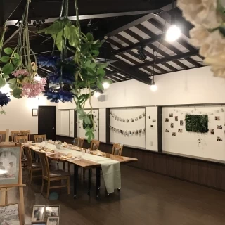 会場飾り付け