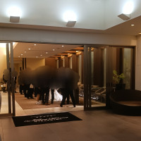 会場を出ての最後のお見送り