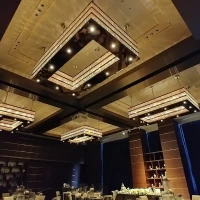 天井、照明も演出に使えるそう