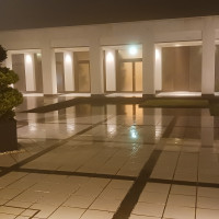 ガーデンもシンプルな雰囲気