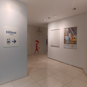 地下からのエレベーター|612183さんのヒルトン大阪の写真(1520435)
