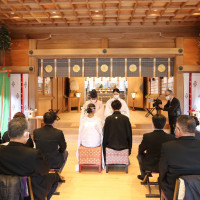 竈門神社にて