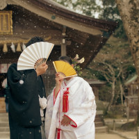 竈門神社にて