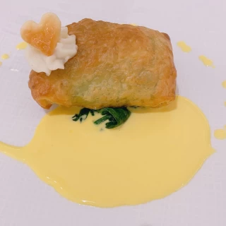 パイ包はシソが効いてて美味