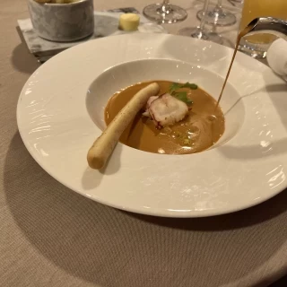 コース料理、スープ