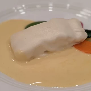 コース料理、お魚