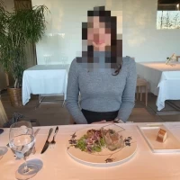 メインの牛肉とフォアグラ