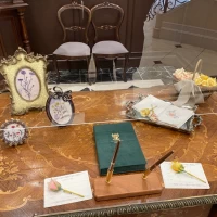 受付も装飾されててオシャレ