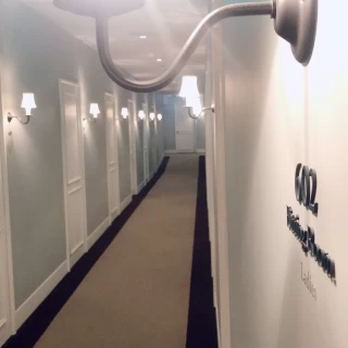 控え室の廊下