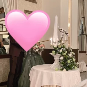 キャンドルサービス。一番下と一番上の2点に点火しました。|612883さんのCasa Noble OSEIRYU（カーザノーブレオセイリュウ）の写真(1507920)