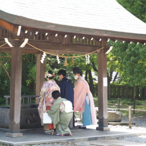 花嫁行列|612928さんの尾山神社結婚式場 金渓閣（営業終了）の写真(1420808)