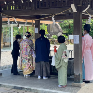 花嫁行列|612928さんの尾山神社結婚式場 金渓閣（営業終了）の写真(1420812)